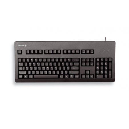 CHERRY G80-3000 BLUE SWITCH Keyboard, Corded, Black, USB/PS2 (QWERTY - UK)