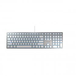 CHERRY KC 6000 SLIM FOR MAC keyboard USB QWERTY Nordic Silver