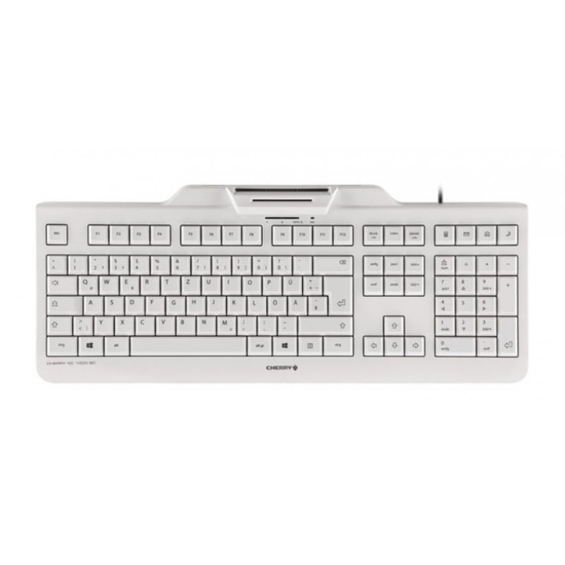 CHERRY KC 1000 SC keyboard USB Swiss Grey