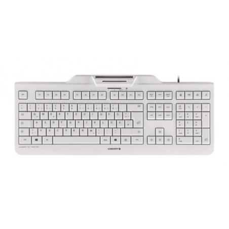 CHERRY KC 1000 SC clavier USB Suisse Gris