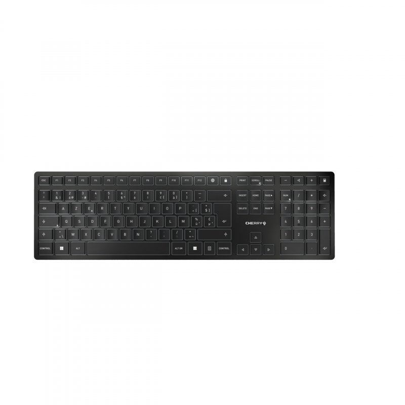 CHERRY KW 9100 SLIM keyboard RF Wireless + Bluetooth Black