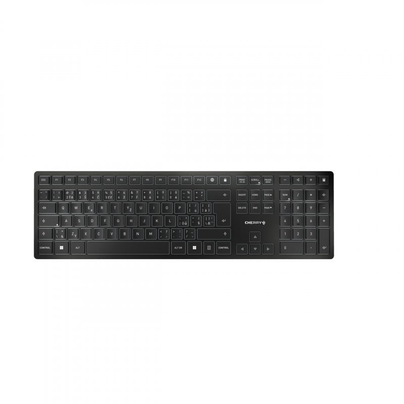 KW 9100 SLIM CZ KEYBOARD WIRELESS BLACK CZECHIA / SLOVAK