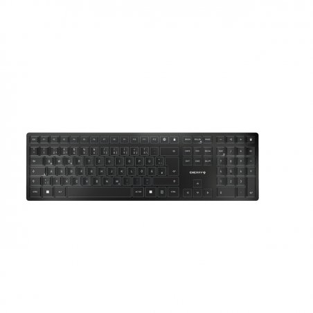 CHERRY KW 9100 SLIM keyboard RF Wireless + Bluetooth QWERTZ German Black