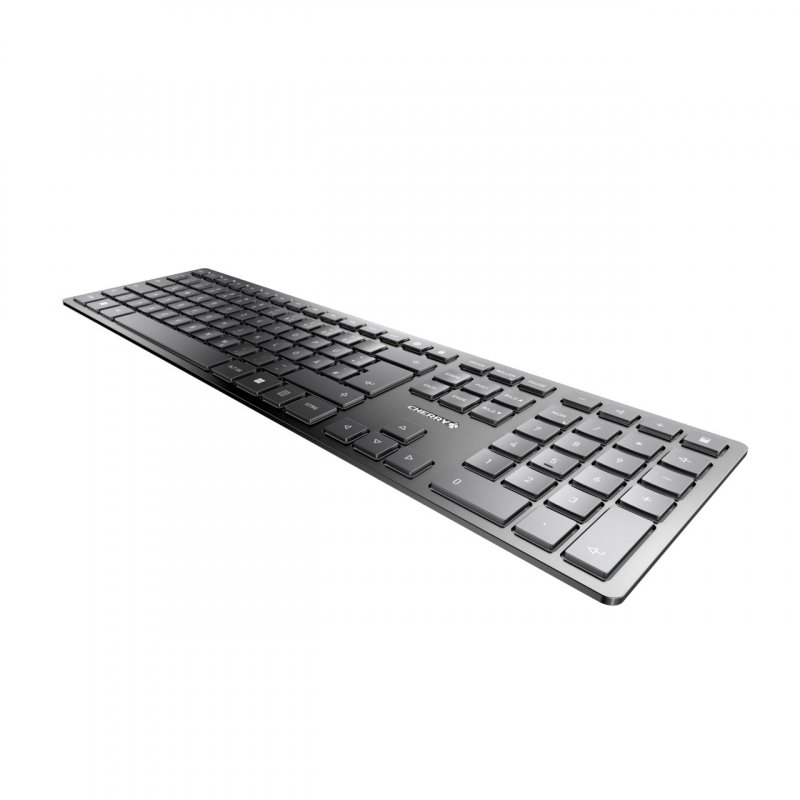 CHERRY KW 9100 SLIM keyboard RF Wireless + Bluetooth QWERTZ German Black