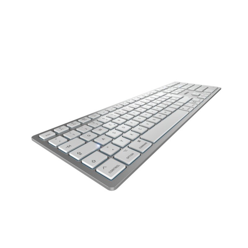 CHERRY KW 9100 SLIM FOR MAC clavier USB + Bluetooth QWERTZ Allemand Argent