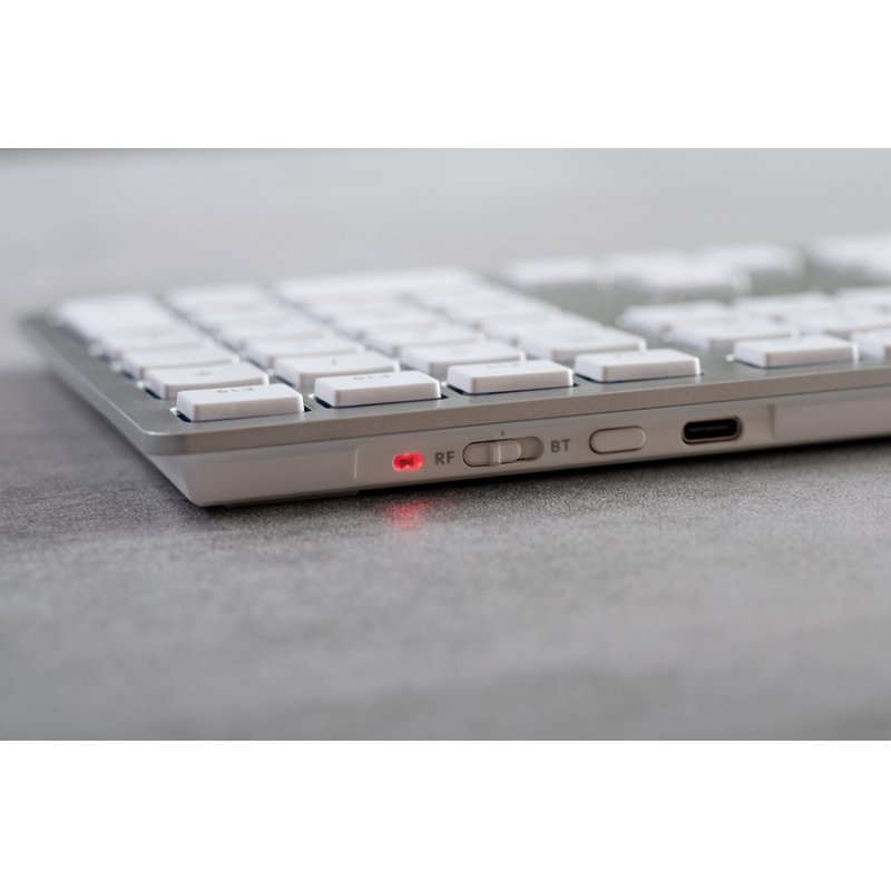 CHERRY KW 9100 SLIM FOR MAC clavier USB + Bluetooth QWERTZ Allemand Argent