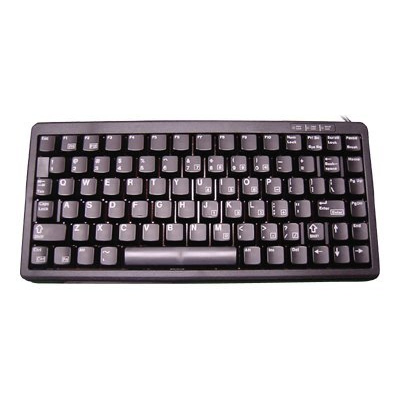 COMPACT KEYBD G84-4100 USB PS/2 SWISS BLACK