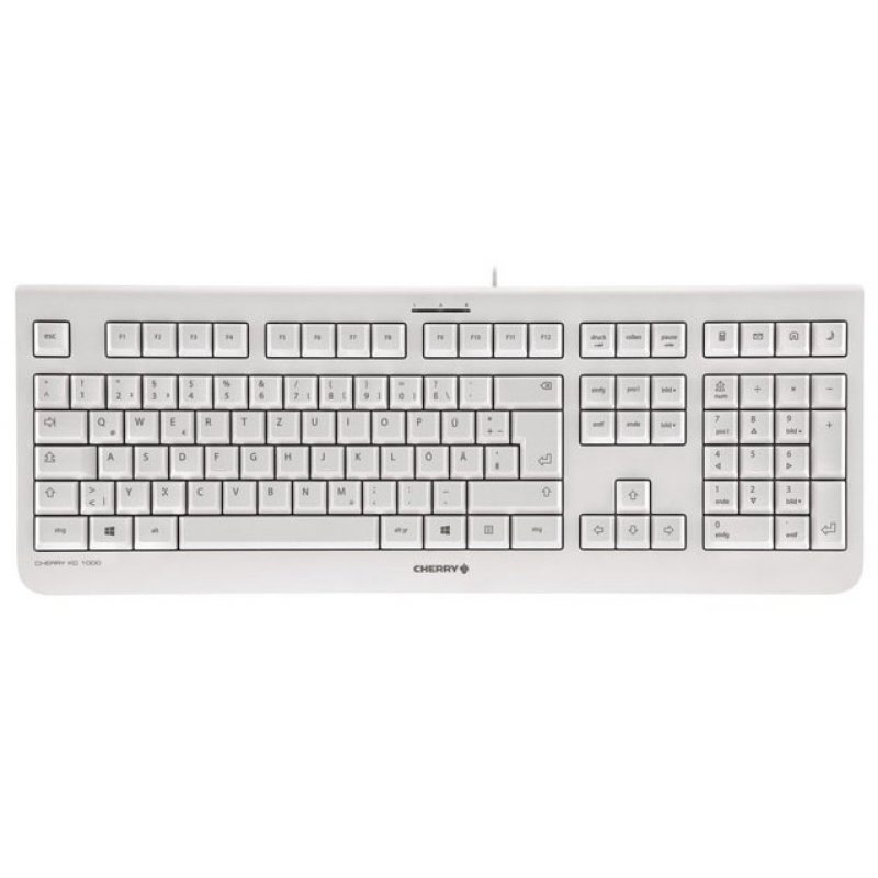CHERRY KC 1000 clavier USB Suisse Gris