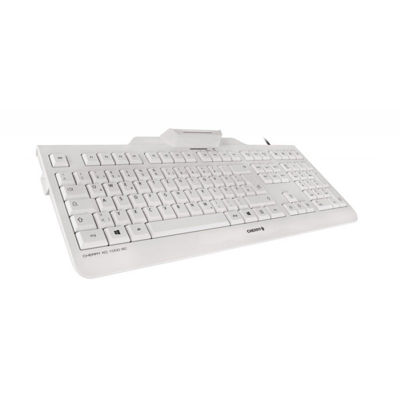 CHERRY KC 1000 SC clavier USB QWERTY Anglais britannique Gris