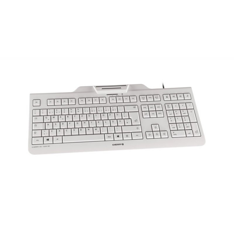 CHERRY KC 1000 SC WHITE-GREY KEYBOARD USB UK