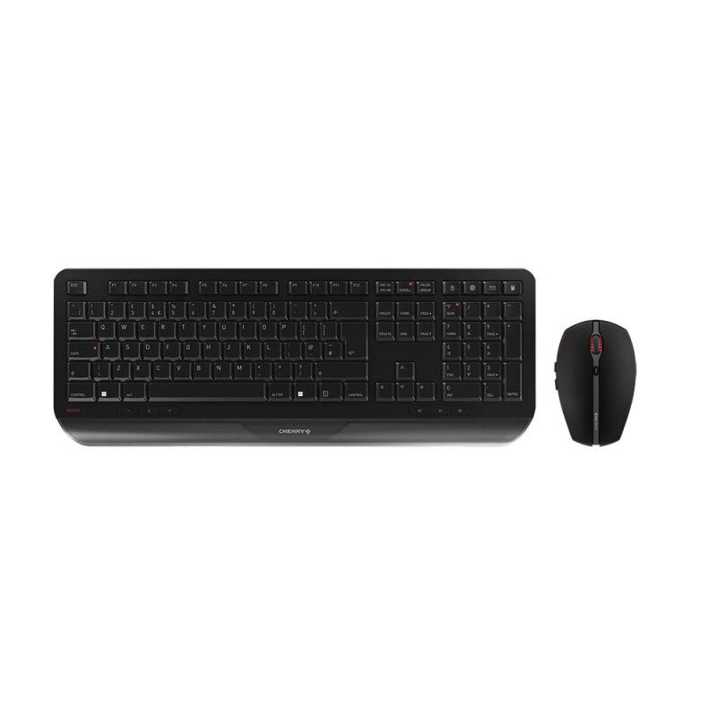 CHERRY GENTIX DESKTOP clavier Souris incluse RF sans fil Noir