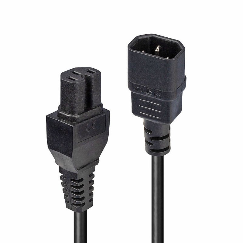 LINDY 2m IEC C14 to IEC C15 Ext Cable