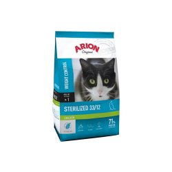 Arion Sterilized Chicken croquette pour chat 7,5 kg Adulte Poulet, Saumon