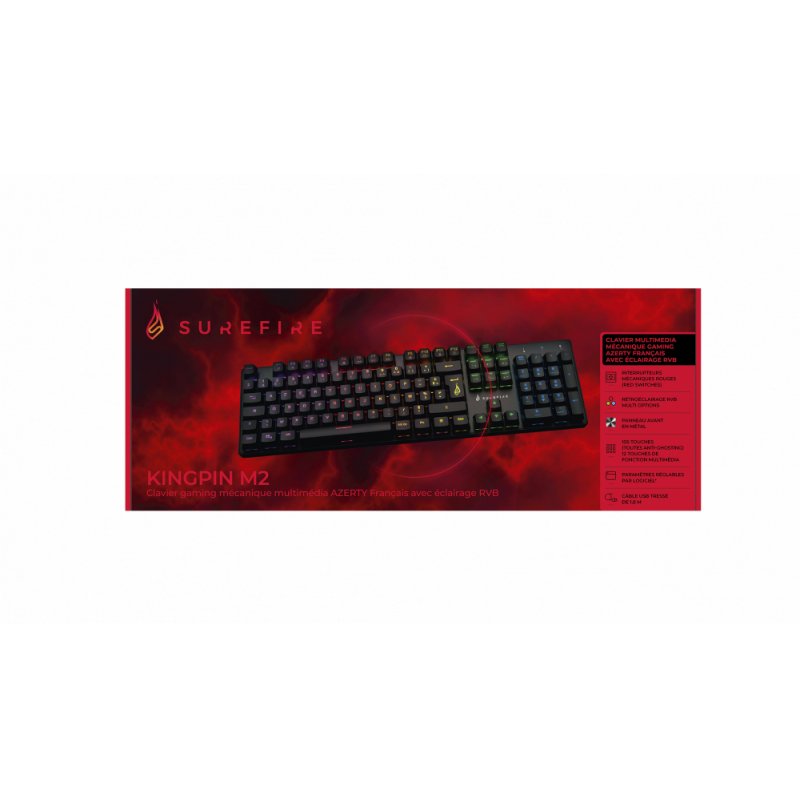 SureFire KingPin M2 Gaming Keyboard AZER