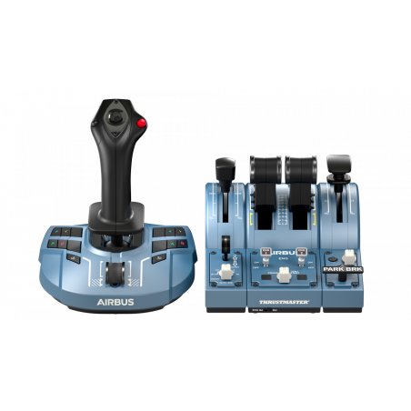 Thrustmaster TCA Captain Pack X Airbus Edition Noir, Gris USB Joystick + levier de commande du moteur Analogique PC, Xbo