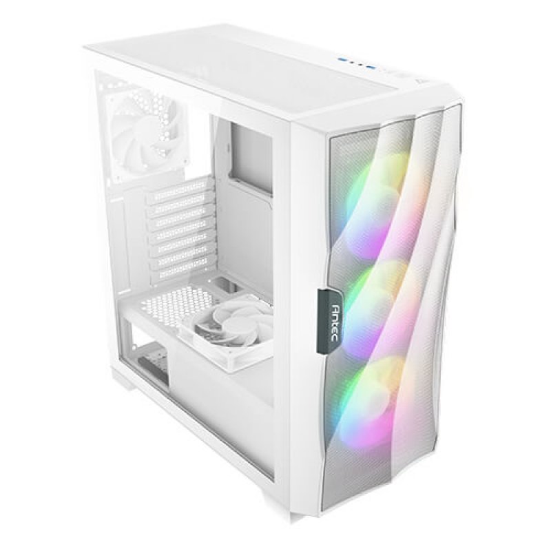 Boitier Moyen Tour ATX Antec Dark Fleet DF700 Flux RGB avec panneau vitré (Blanc)