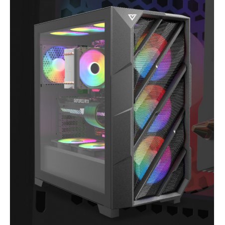 Boitier Moyen Tour E-ATX Antec Dark Phantom DP503 RGB avec panneau vitré (Noir)