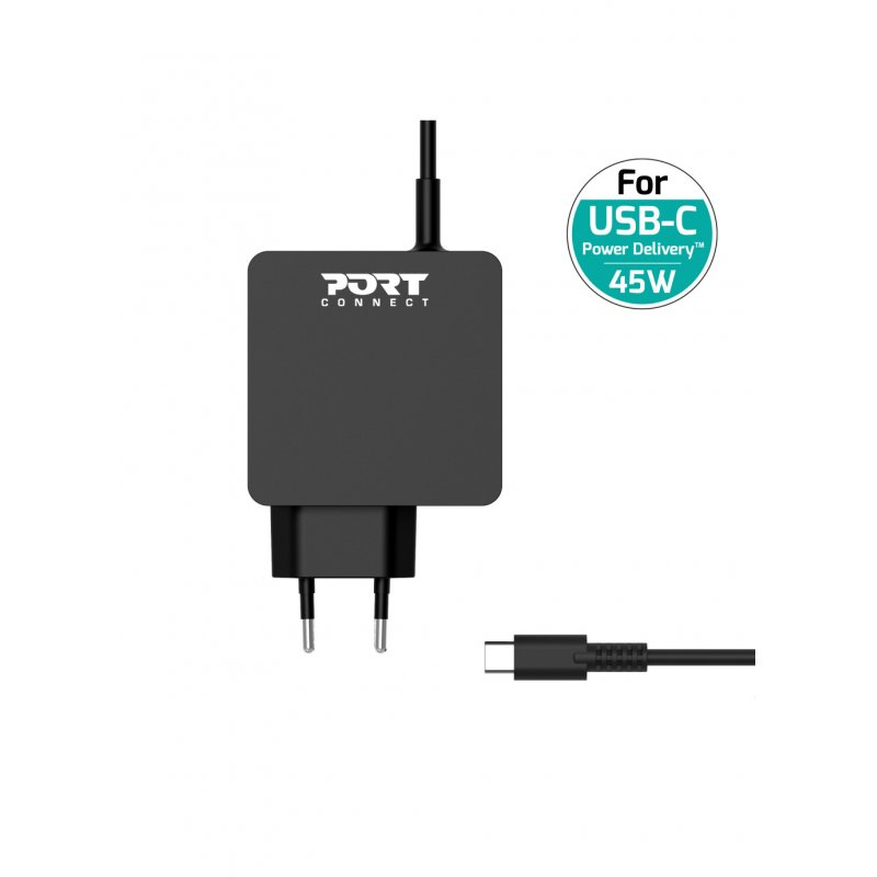 Port Designs 900096B-EU mobile device charger Smartphone, Tablet White AC Fast charging Indoor