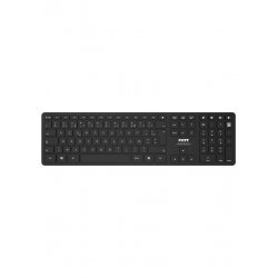 Port Designs 900903 clavier RF sans fil + Bluetooth AZERTY Français Noir