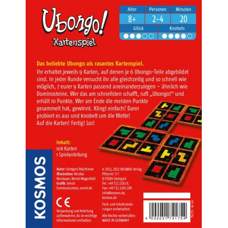 KOO Ubongo! Kartenspiel  741754