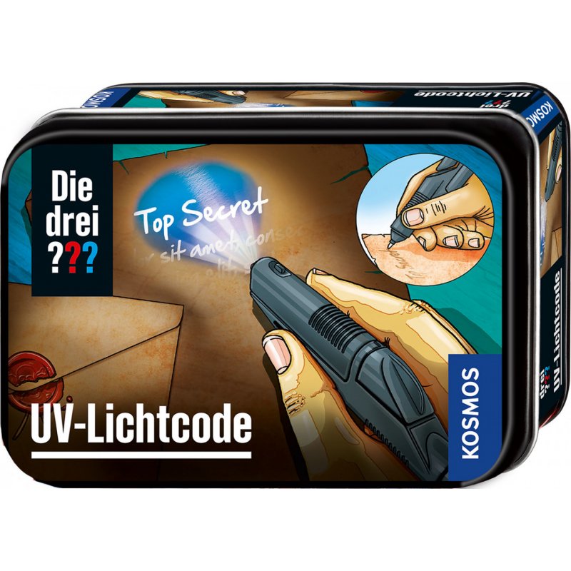KOO Die drei ??? UV-Lichtcode (gr. Dose)  632397