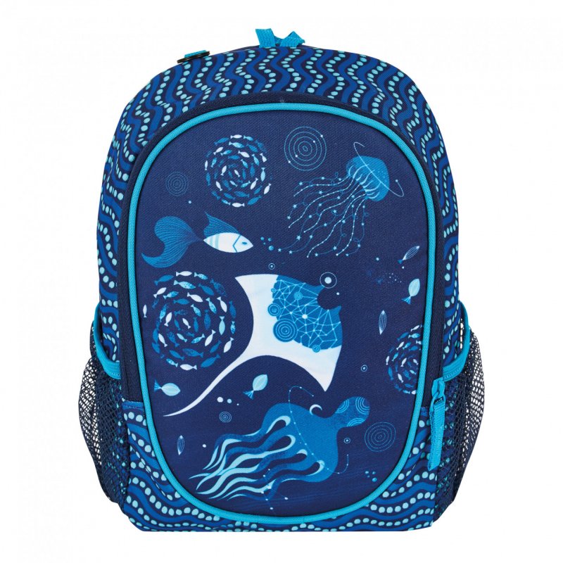 Herlitz Rookie Deep Ocean backpack School backpack Blue, Navy Polyester