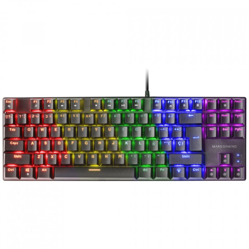 Mars Gaming MK80 keyboard USB AZERTY French Black