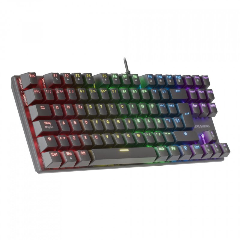 Mars Gaming MK80 keyboard USB AZERTY French Black