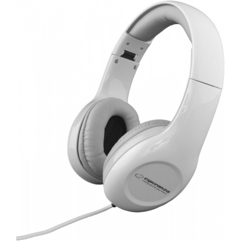 Esperanza EH138W écouteur/casque Écouteurs Avec fil Arceau Musique Blanc