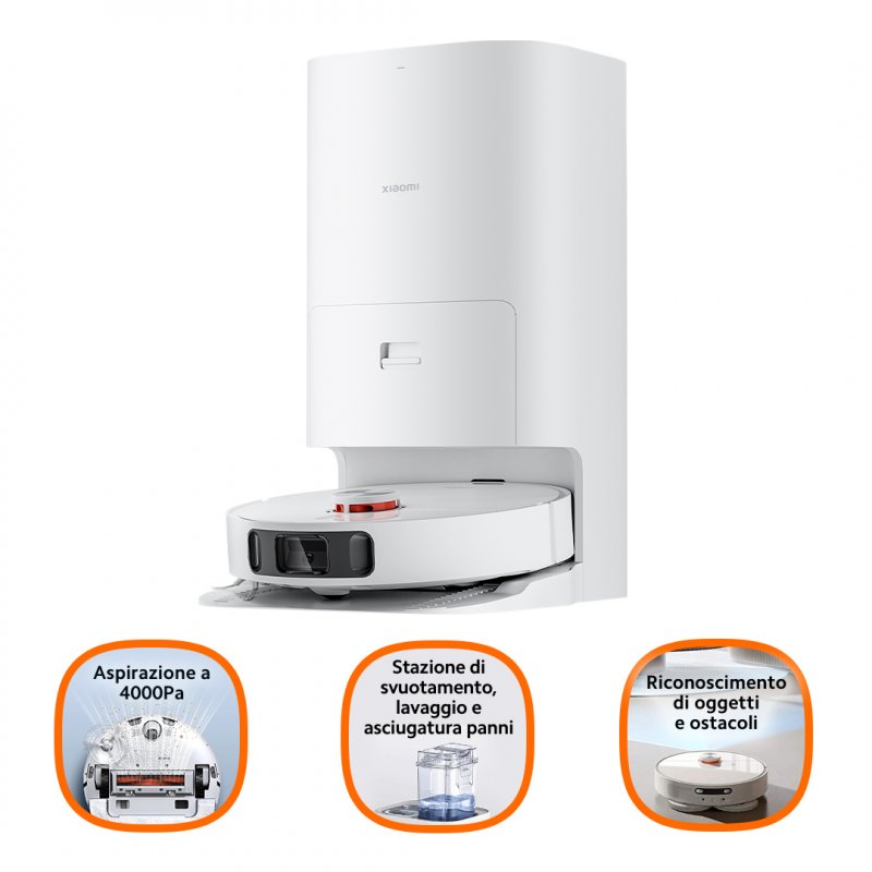 Xiaomi X10 Plus robot aspirateur Combiné Blanc