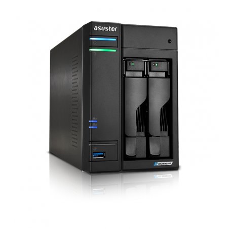 Asustor LOCKERSTOR 2 Gen2 (AS6702T) NAS Bureau Ethernet/LAN Noir N5105