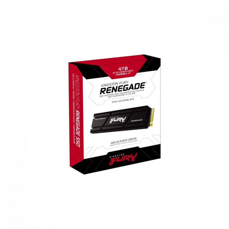 SSD 4000GB 7.0/7.3 Renegade H P4 M.2 KIN  with Heatsink