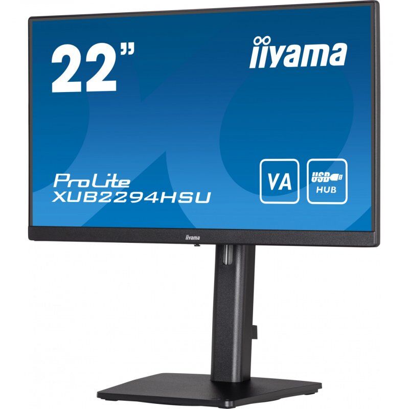 iiyama ProLite XUB2294HSU-B2 écran plat de PC 54,6 cm (21.5") 1920 x 1080 pixels Full HD LCD Noir