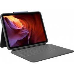 Logitech Rugged Folio Graphite Smart Connector QWERTY Danois, Finlandais, Norvégien, Suédois