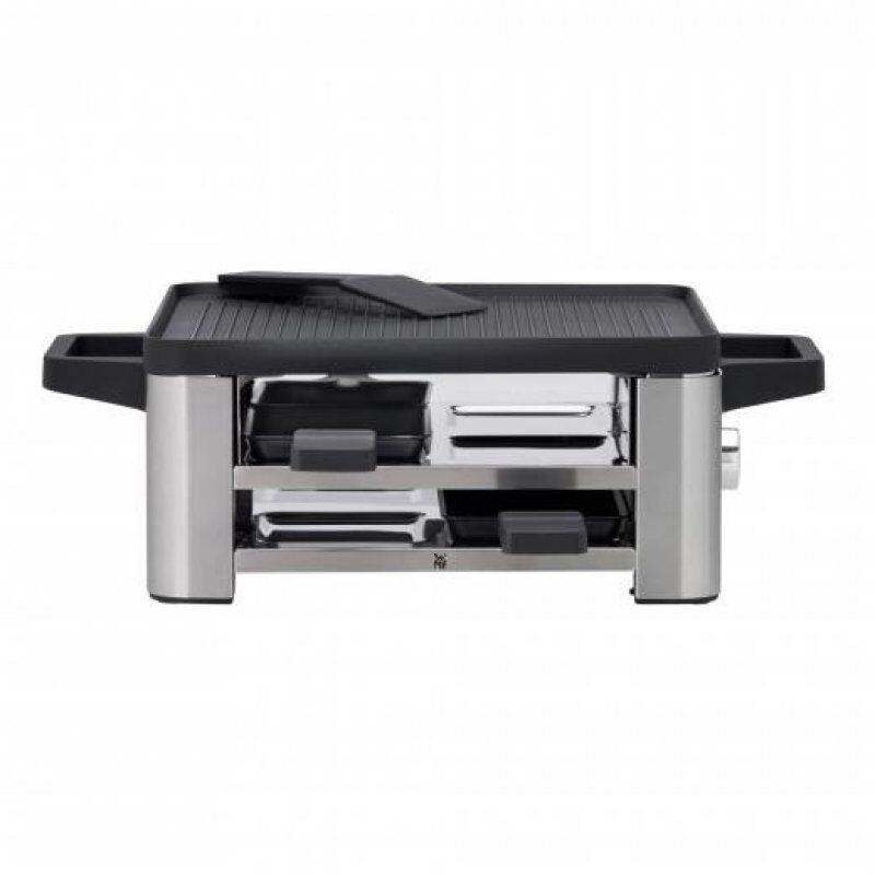 WMF 61.3024.5155 raclette grill 4 person(s) Black, Stainless steel