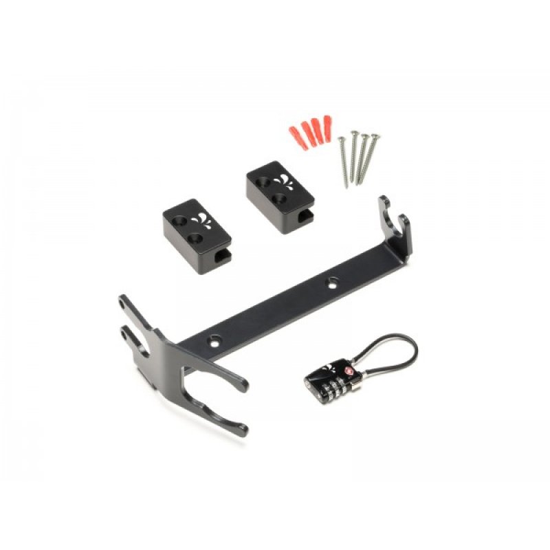 JUIC BOOSTER 3 air Wandhalterung  mit U-Bügel, Sicherheitsschloss&Kabelha