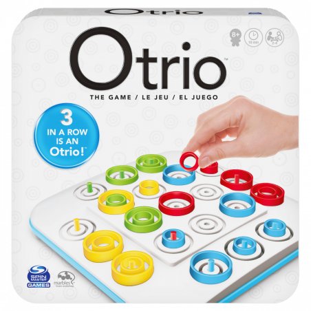 Marbles Otrio Strategy-Based Board Game, for Adults, Families, and Kids Ages 8 and up, by Brain Store