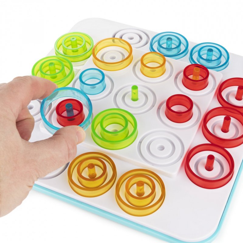 Marbles OTRIO - Nouvelle Édition du Jeu de Société Stratégique pour la Famille - Alignez les Pions dans une Version 