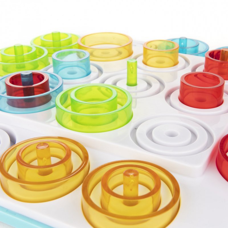 Marbles Otrio Strategy-Based Board Game, for Adults, Families, and Kids Ages 8 and up, by Brain Store