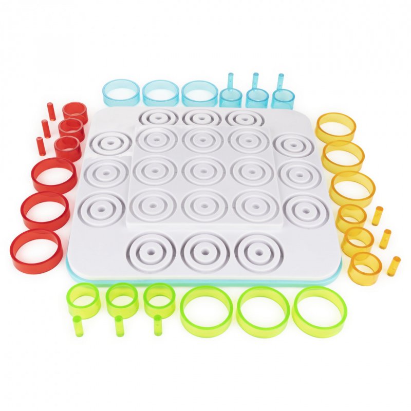 Marbles OTRIO - Nouvelle Édition du Jeu de Société Stratégique pour la Famille - Alignez les Pions dans une Version 