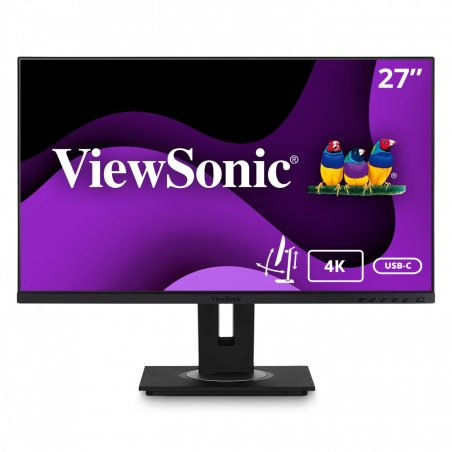 Viewsonic VG2756-4K écran plat de PC 68,6 cm (27") 3840 x 2160 pixels 4K Ultra HD Noir