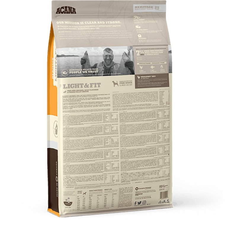 Acana Light & Fit 11,4 kg Adulte Volaille