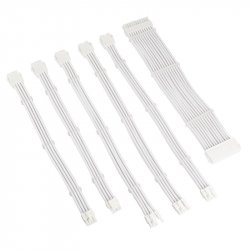 Kolink Core Adept Braided Cable Extension Kit - White