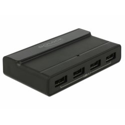 DeLOCK Externe Hub USB 3.1, 4 ports avec 10 Gbps