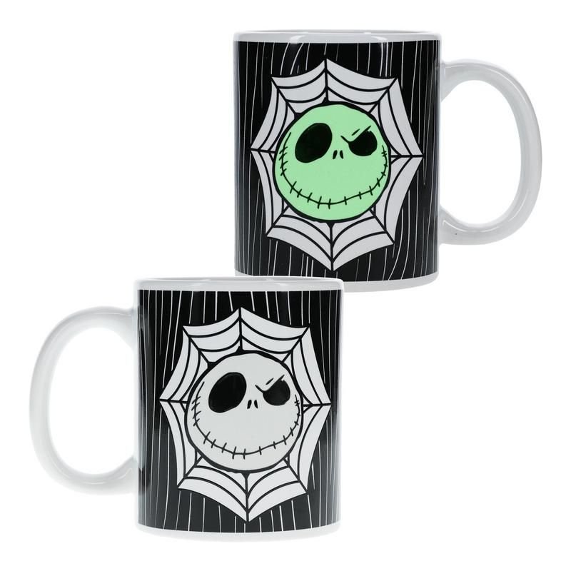 Paladone Jack Skellington Glow in the Dark Mug Tasse Noir, Blanc Universel 1 pièce(s)