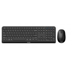 Philips 4000 series SPT6407B/31 clavier Souris incluse RF sans fil + Bluetooth QWERTY Anglais Noir