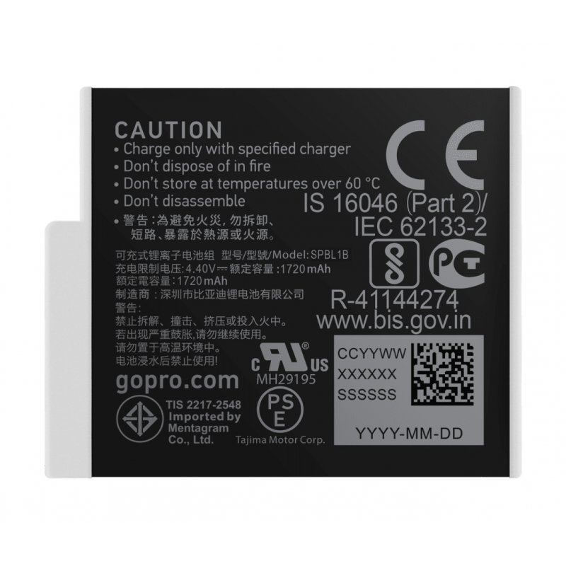 GoPro - Enduro Rechargeable Battery for HERO10 & HERO9 Black