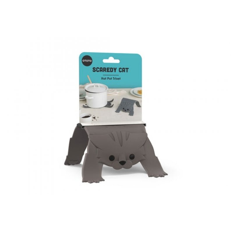 Ototo Design Scaredy Cat dessous de plat 1 pièce(s) Silicone