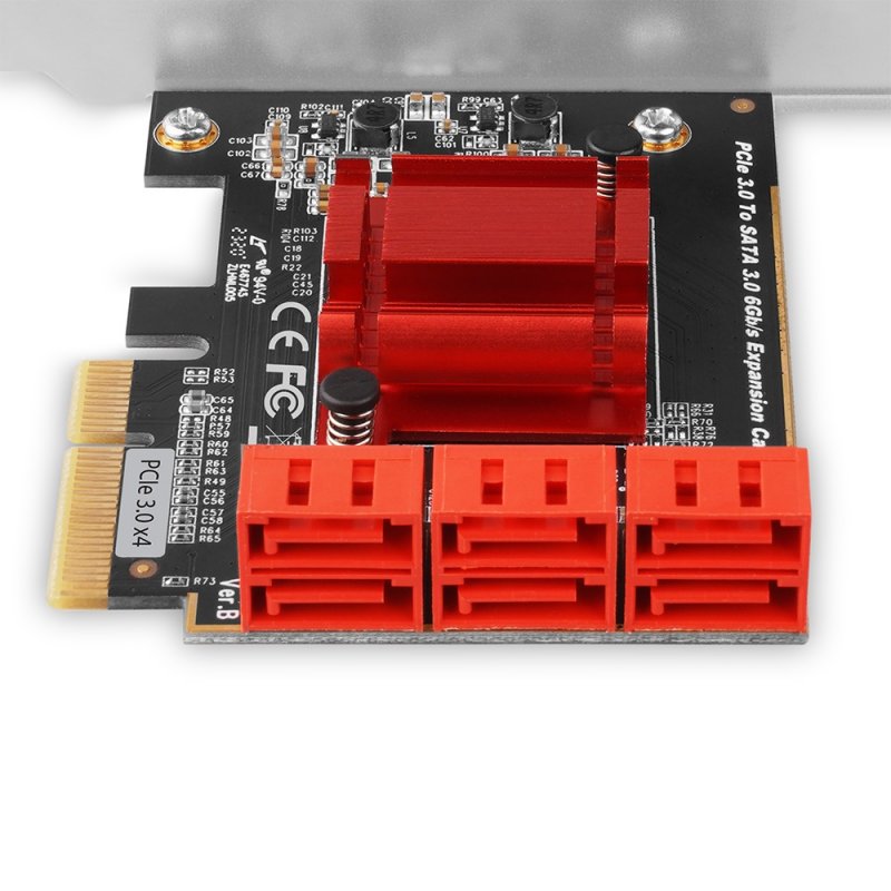 Axagon PCES-SA6 interface cards/adapter Internal SATA