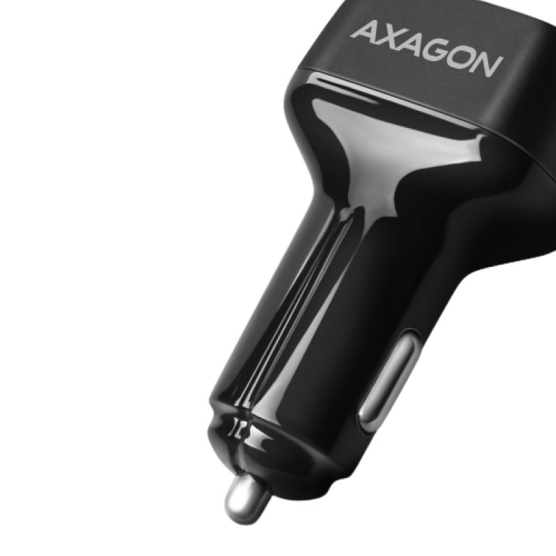 AXAGON PWC-PQ38 Auto-Ladegerät, 1x USB-A QC 3.0 + 1x USB-C PD, 38W, CL-Stecker - schwarz
